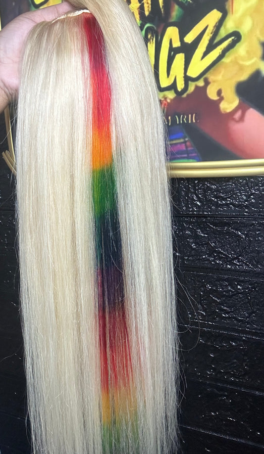 Peekaboo Rainbow Ponytail