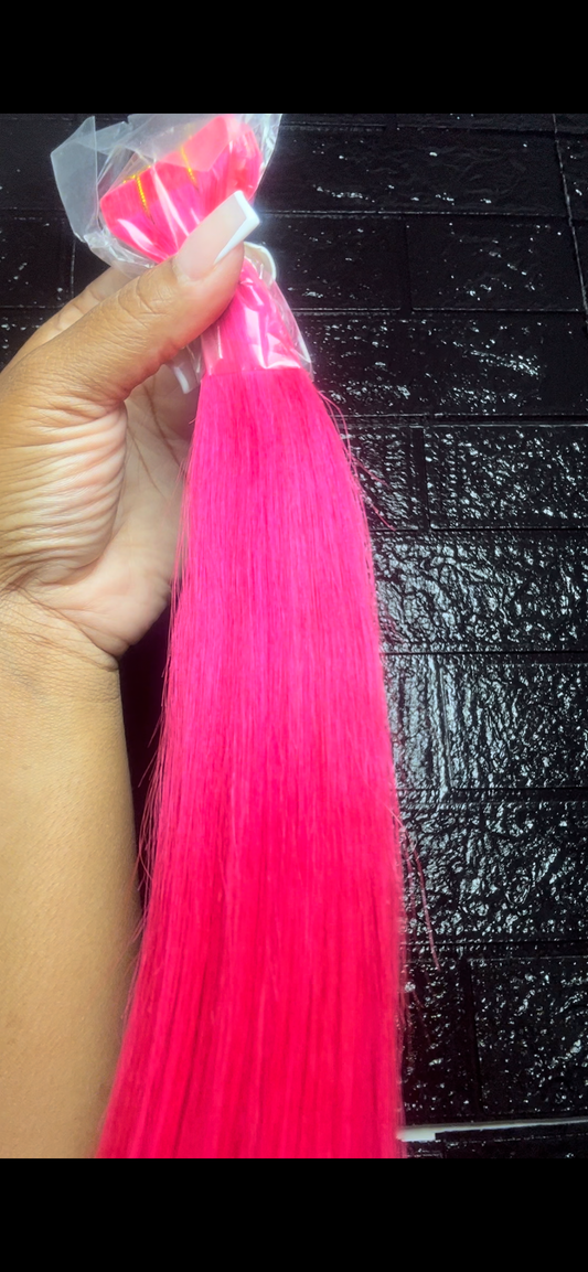 Hot Pink Tape Ins