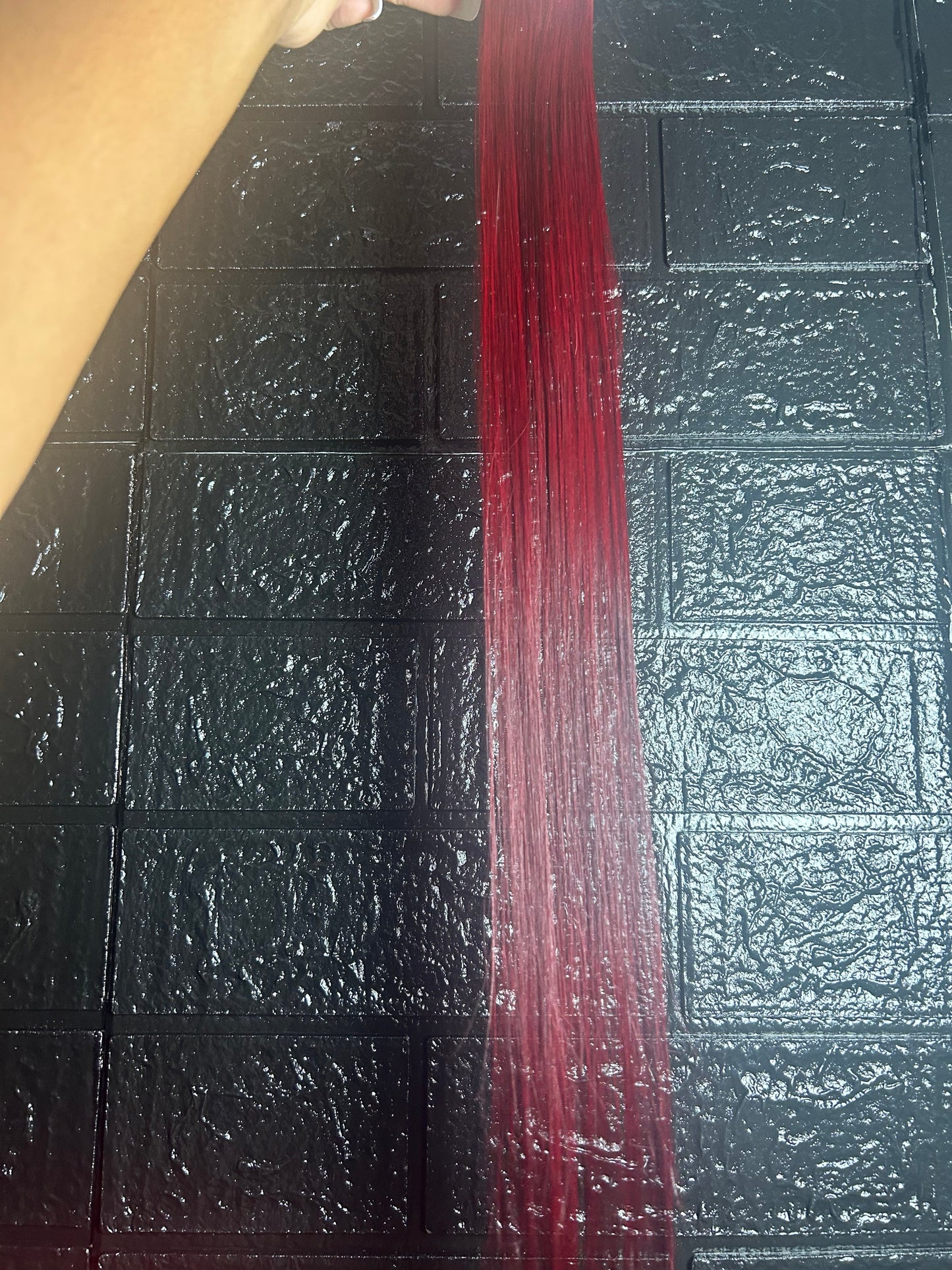 Burgundy Tape Ins