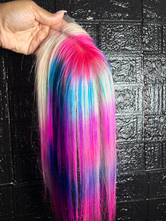 Pink, Blue & Purple OMBRE