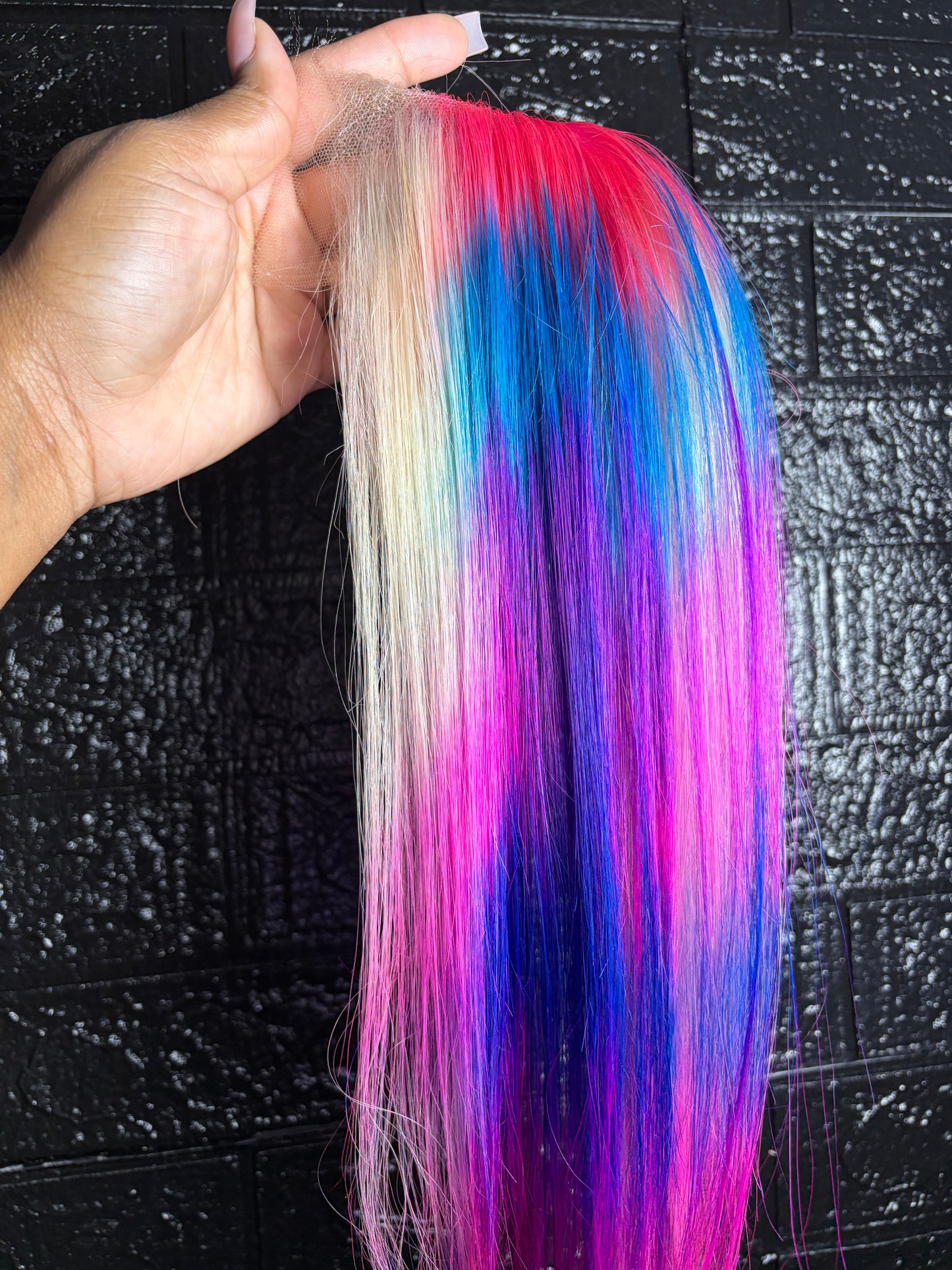 Pink, Blue & Purple OMBRE