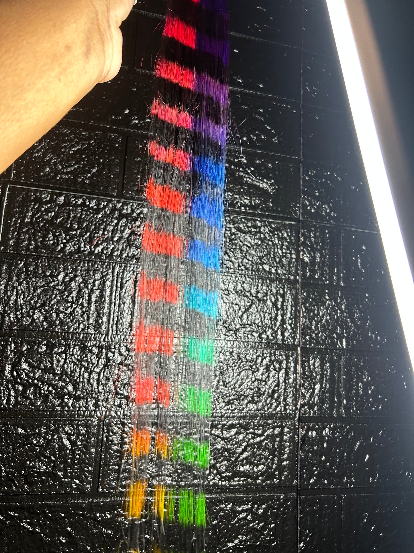 Striped Color Bomb Tape Ins