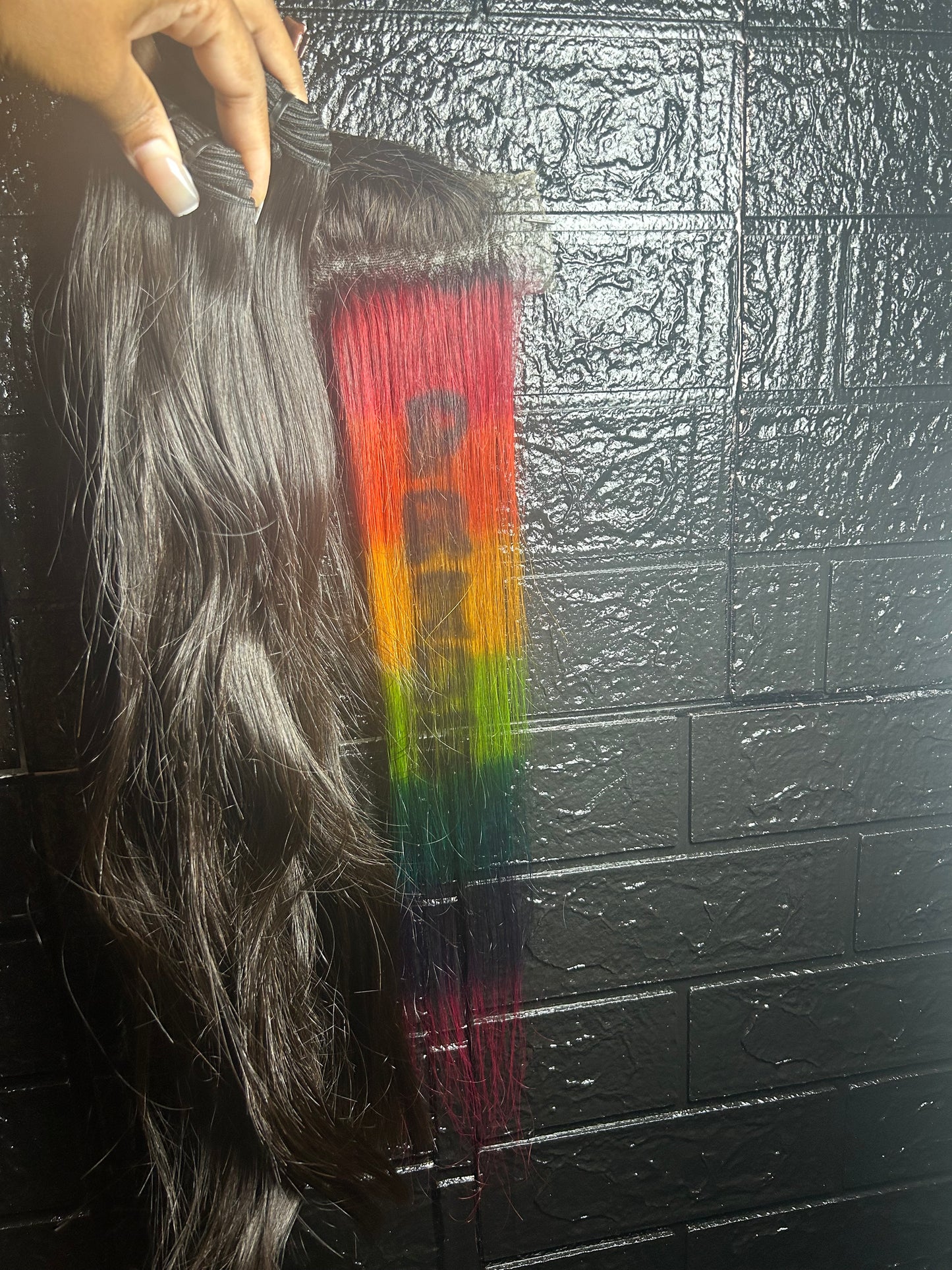 PRIDE Closure w/ 3 Bundles BB