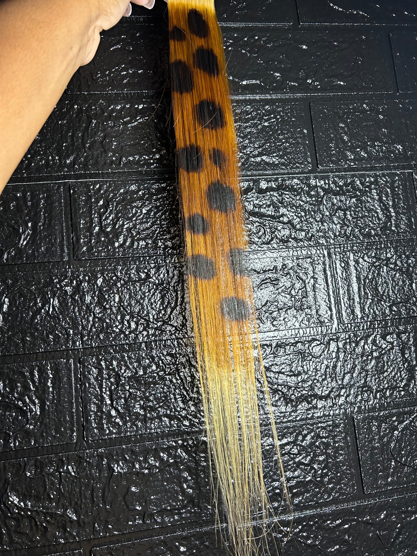 Brown Ombre Spots Tape Ins