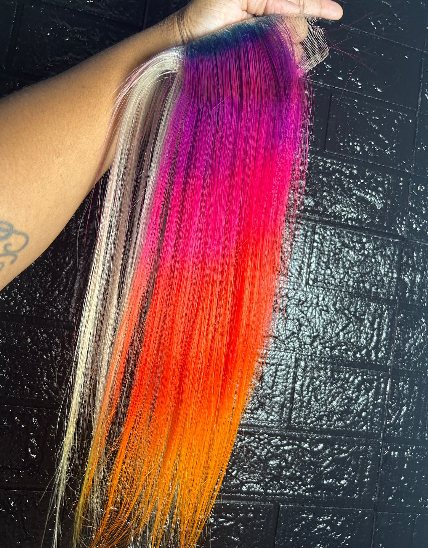 Ash Pink Sunrise Closure